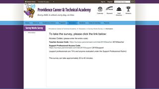 Survey Works Survey / Information - Providence Public Schools