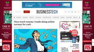 How much money I made doing online surveys for cash - BusinessTech