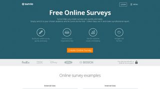 Online Surveys | Free Survey | Survio.com