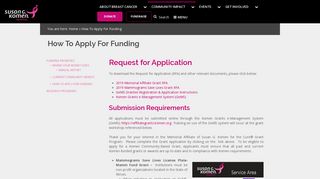 How To Apply For Funding | Susan G. Komen® Memorial