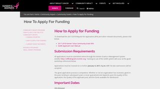 How To Apply For Funding | Susan G Komen® Tulsa