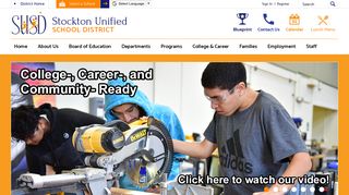 Stockton Unified School District / Homepage