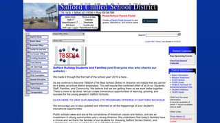 SUSD: Home Page - Safford