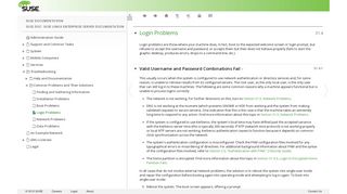 Suse Doc: Administration Guide - Login Problems