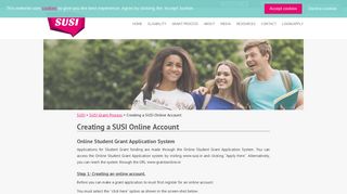 Creating a SUSI Online Account - SUSI : SUSI