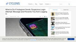 What to Do If Instagram Sends 'Suspicious Login Attempt' Message ...