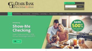 Ozark Bank : Serving The Ozarks Over A Century