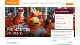 For Admitted Students – Susquehanna University