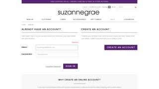 Log In - Suzanne Grae