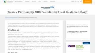 Sussex Partnership NHS Foundation Trust | Alfresco