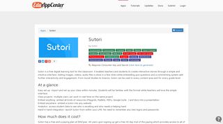 Sutori Education Cooler than a slide, more dynamic ... - Edu App Center