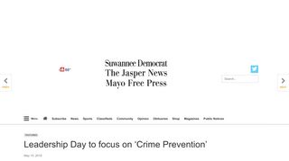 Leadership Day to focus on 'Crime Prevention' | News ...