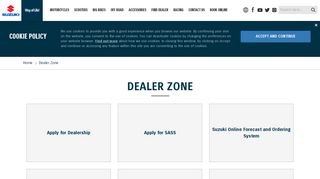Dealer Zone - Suzuki