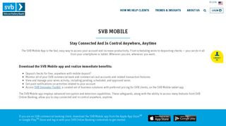 SVB mobile banking | Silicon Valley Bank