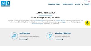 Commercial Cards and Virtual Card Solutions | Silicon Valley Bank