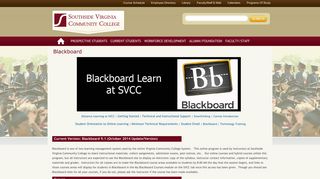 Blackboard | Southside Virginia Community College