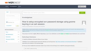 How to setup encrypted svn password storage using gnome keyring in ...