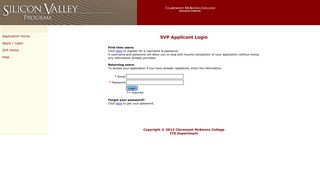 SVP Applicant Login - CMC Google Password - Claremont McKenna ...