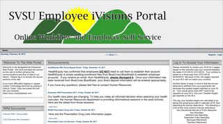 SVSUSchPortal > Home - SVSU Infinite Visions Portal Links