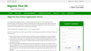 Nigerian Visa Online Application - SW Global Form Instructions ...