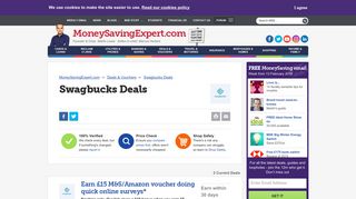 Swagbucks Discount Codes, Promo & Sales - Money Saving Expert
