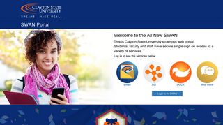 Web Portal - Swan - Clayton State University