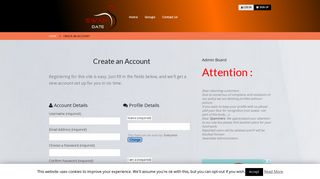 Create an Account – Swan Date