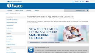 Remote App Download Australia - Swann
