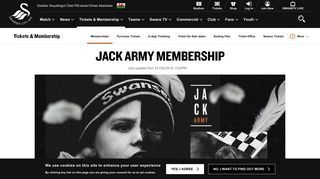 Jack Army Membership | Swansea City FC