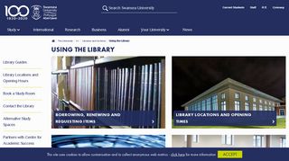 Using the Library - Swansea University