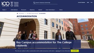 Accommodation - Swansea University