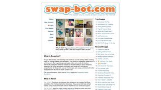 Swap-bot - Welcome