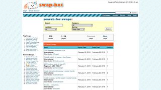 Find swaps - Welcome - Swap-bot