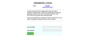 existing members login - ACCOMMODATION SWAP
