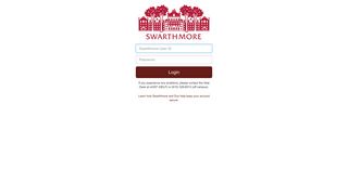Swarthmore College Web Login