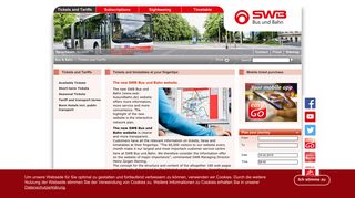 The new website - SWB Bus und Bahn - Stadtwerke-Bonn
