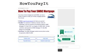 How To Pay Your SWBC Mortgage - HowYouPayIt