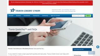 Quick Pay FAQ - Travis Credit Union
