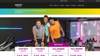 SWEAT! Walsall / 6 Boutique fitness concepts all at one amazing price!