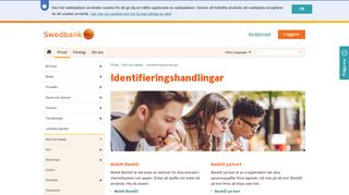 ID-kort - en id-handling giltig i Sverige | SIS-godkänd | Swedbank