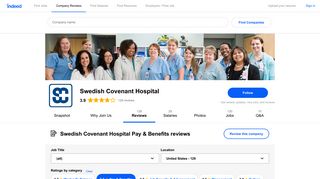 Working at Swedish Covenant Hospital: Employee Reviews about Pay ...