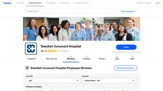 Working at Swedish Covenant Hospital: 126 Reviews | Indeed.com