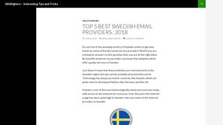Top 5 Best Swedish Email Providers : 2018 | 360Alghero – Interesting ...