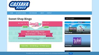Sweet Shop Bingo | Get 60 Bingo Tickets + 50 FREE Spins!