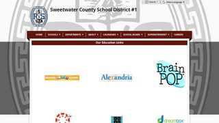 Student Links Homepage - Sweetwater County School District #1