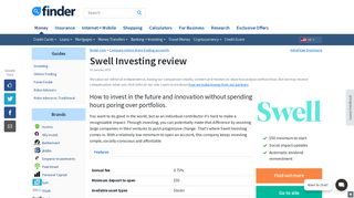 Swell Investing review: A robo-advisor for social impact | finder.com