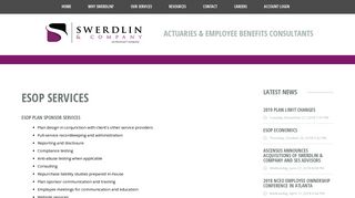 ESOP Services | Swerdlin & Company