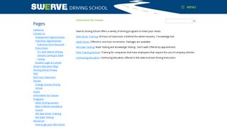 Information for Classes - Swerve Driving School