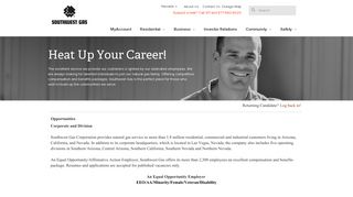 Careers Center | Opportunities - Southwest Gas - iCIMS