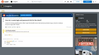 How do I create login and password info for the client? : swgemu ...